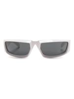 Prada Eyewear lunettes de soleil à monture rectangulaire - Blanc Prada Eyewear lunettes de soleil à monture rectangulaire - Blanc