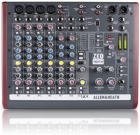 Allen & Heath ZED10FX mengpaneel 10 kanalen Zwart, Rood