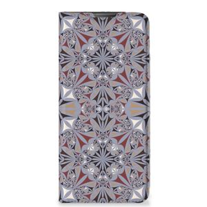 Motorola Moto E20 Standcase Flower Tiles