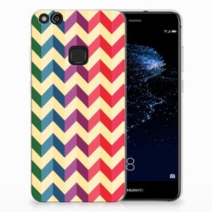 Huawei P10 Lite TPU bumper Zigzag Multi Color