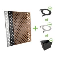 Set Paneel groot incl. 2 plantenbakken of pothouders gratis
