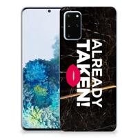 Samsung Galaxy S20 Plus | Siliconen hoesje | met naam Already Taken Black