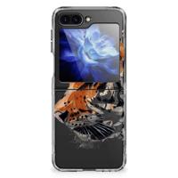 Smartphone hoesje Samsung Galaxy Z Flip 6 Watercolor Tiger
