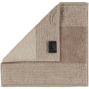 Cawö Cawö Two-Tone Gezichtsdoekje Zand 30x30