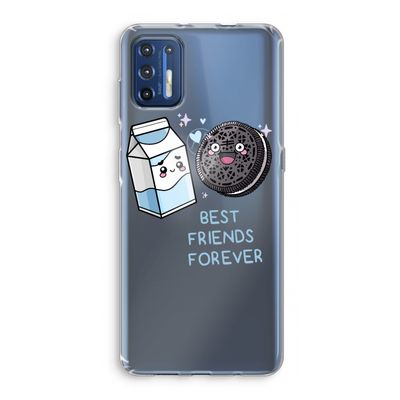 Best Friend Forever: Motorola Moto G9 Plus Transparant Hoesje