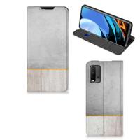 Xiaomi Poco M3 | Redmi 9T Book | Wallet Case | Wood Concrete