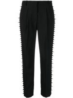 Roberto Cavalli pantalon court à détails de clous - Noir - thumbnail