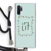 It's Lit: Samsung Galaxy Note 10 Plus Transparant Hoesje met koord