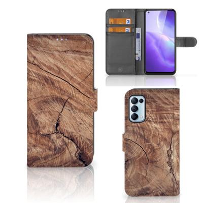 OPPO Find X3 Lite | Book Style Case | Tree Trunk