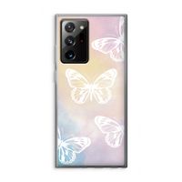 White butterfly: Samsung Galaxy Note 20 Ultra / Note 20 Ultra 5G Transparant Hoesje White butterfly: Samsung Galaxy Note 20 Ultra / Note 20 Ultra 5G Transparant Hoesje