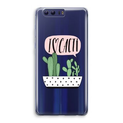I love cacti: Honor 9 Transparant Hoesje