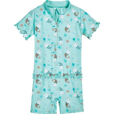 Playshoes zwempak eenhoorn met zeemeermin mint-110-116