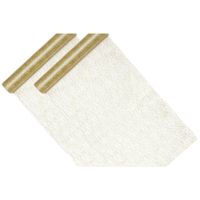 Tafelloper op rol - 2x - goud - mesh stof - 36 x 900 cm