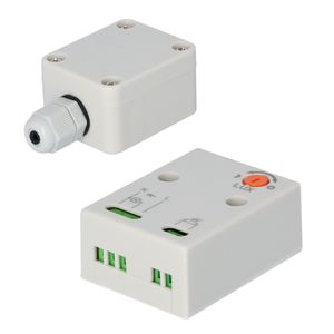 HOFTRONIC™ Schemerschakelaar - IP65 waterdichte daglichtsensor voor buiten en binnen - 3-100 Lux gevoeligheid - 3 jaar garantie - volledig instelbaar