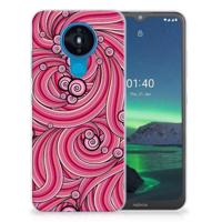 Nokia 1.4 | Hoesje maken | Swirl Pink