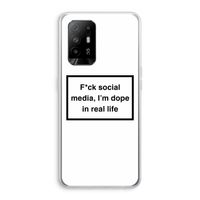 I'm dope: Oppo A95 5G Transparant Hoesje