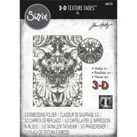 Sizzix • tim holtz 3-d texture fades embossing folder damask