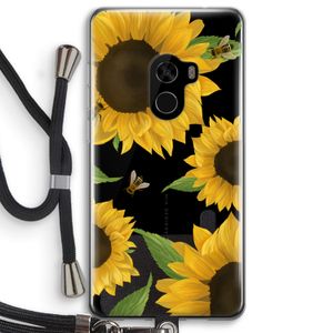 Sunflower and bees: Xiaomi Mi Mix 2 Transparant Hoesje met koord