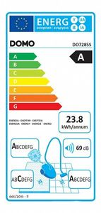 Domo DO7285S stofzuiger 3 l Cilinderstofzuiger Droog 700 W Stofzak