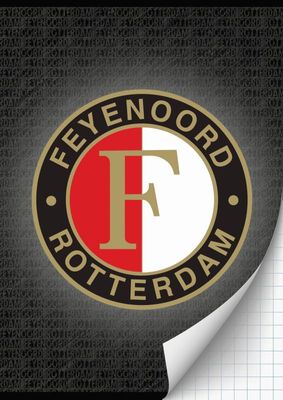 Feyenoord Schrift A4 Geruit