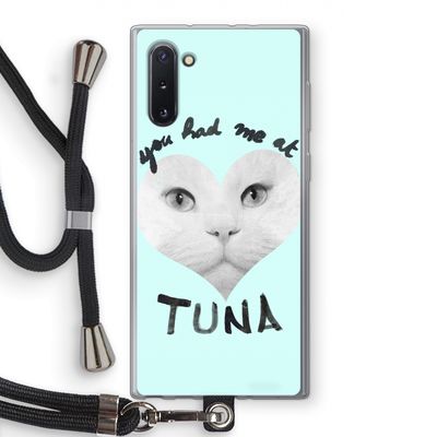 You had me at tuna: Samsung Galaxy Note 10 Transparant Hoesje met koord