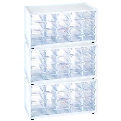 Sorteerbakjes spijkers/schroeven - 3x - 20 lades - 16 x 38 x 20 cm - opbergkastjes - ophangbaar - wi Sorteerbakjes spijkers/schroeven - 3x - 20 lades - 16 x 38 x 20 cm - opbergkastjes - ophangbaar - wi