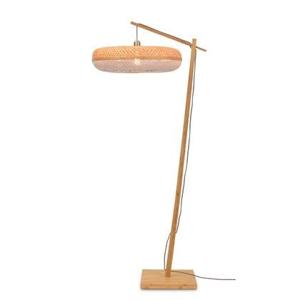 GOOD&MOJO Vloerlamp Palawan - Bamboe|Wit - Ø77cm