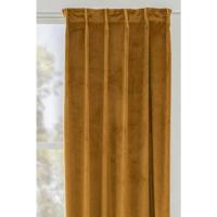 1+1 Gratis Leen Bakker - Gordijn Yara - Oker - 140x280 Cm (1 Stuk) - Polyester - Geel