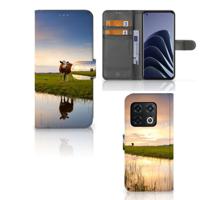 OnePlus 10 Pro | Telefoonhoesje | Met pasjeshouder | Koe