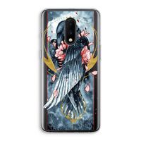 Golden Raven: OnePlus 7 Transparant Hoesje