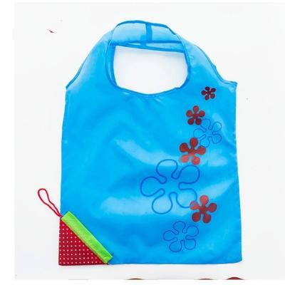 2 PC'S creatieve aardbei winkelen herbruikbare vouwen herbruikbare kruidenier Shopping Bag (blauw)