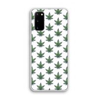 Weed: Samsung Galaxy S20 Transparant Hoesje
