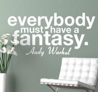 Sticker Andy Warhol have a fantasy