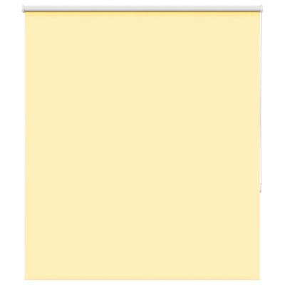 Rolgordijn verduisterend 140x130 cm stofbreedte 136,6 cm geel