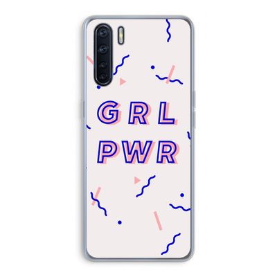 GRL PWR: Oppo A91 Transparant Hoesje