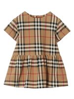 Burberry Kids robe courte à motif Vintage Check - Marron