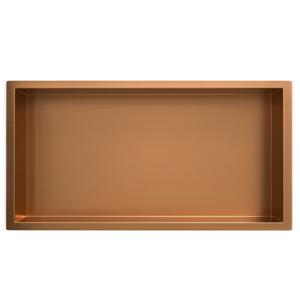 Inbouwnis Wiesbaden Novi 30x60x7cm Geborsteld Brons Koper