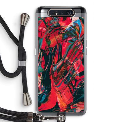 Endless Descent: Samsung Galaxy A80 Transparant Hoesje met koord