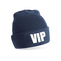 VIP muts/beanie onesize unisex - navy