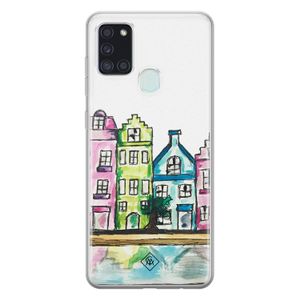 Samsung Galaxy A21s siliconen telefoonhoesje - Amsterdam