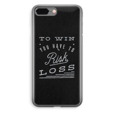 Risk loss: iPhone 8 Plus Transparant Hoesje