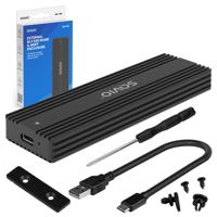 Savio AK-84 behuizing voor opslagstations SDD-behuizing Zwart M.2