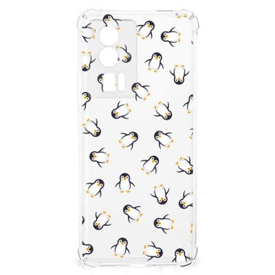 Doorzichtige Silicone Hoesje voor Xiaomi Poco F5 Pro Pinguïn Doorzichtige Silicone Hoesje voor Xiaomi Poco F5 Pro Pinguïn