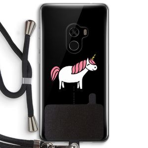 Eenhoorn: Xiaomi Mi Mix 2 Transparant Hoesje met koord