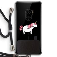 Eenhoorn: Xiaomi Mi Mix 2 Transparant Hoesje met koord