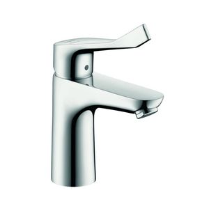 Wastafelkraan met Verlengde Greep Hansgrohe Focus Care Aangepast Sanitair Chroom