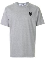 Comme Des Garçons Play t-shirt à patch logo - Gris - thumbnail