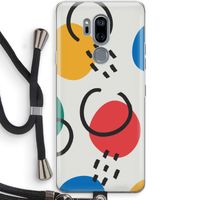 Illustratieve pop 3: LG G7 Thinq Transparant Hoesje met koord