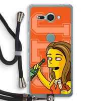 Jamie Lee Simpson: Sony Xperia XZ2 Compact Transparant Hoesje met koord