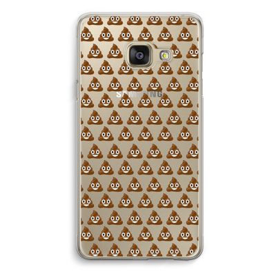 Poop emoji: Samsung A3 (2017) Transparant Hoesje
